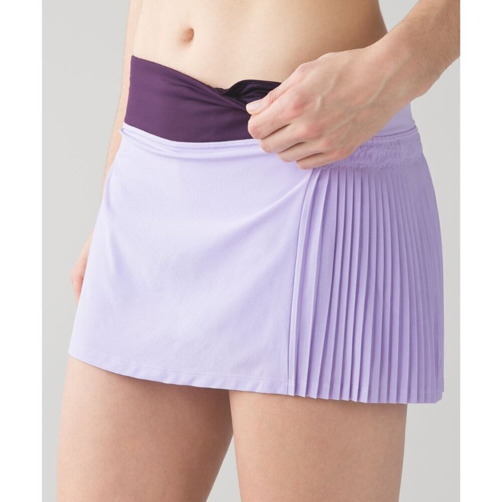 Lululemon Time To Shine Skirt 4 Lilac/Deep Zinfandel